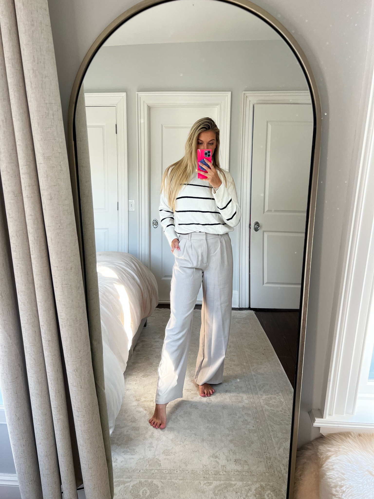 Love these wide leg trousers! Linked a similar style sweater 

#LTKSeasonal #LTKstyletip #LTKSale
