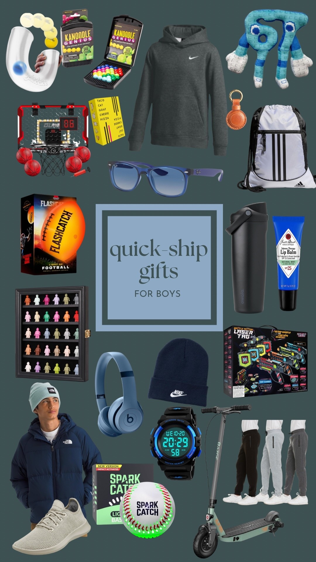 Gifts that ship quick for boys! Still holiday shopping and need to get those packages by December 24? I’ve got you covered! This mini figure display cabinet is my favorite! 

#LTKGiftGuide #LTKHoliday #LTKKids