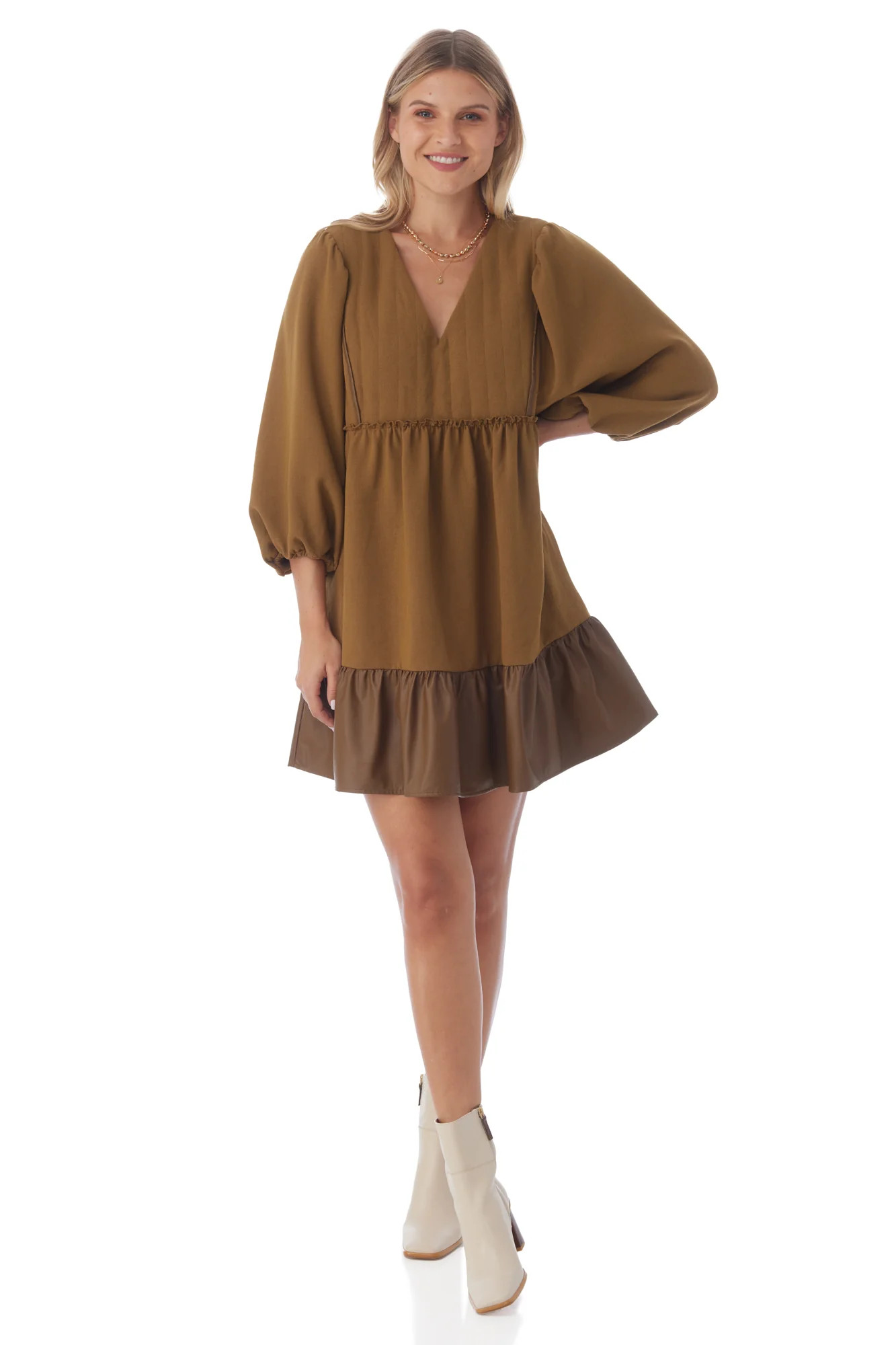 Addison Dress in Sepia | CROSBY by Mollie Burch | CROSBY by Mollie Burch