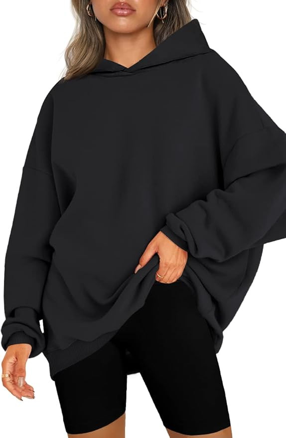 EFAN Women's Oversized Hoodies Fleece Hooded Sweatshirts Casual Long Sleeve Pullover Loose Lightw... | Amazon (US)