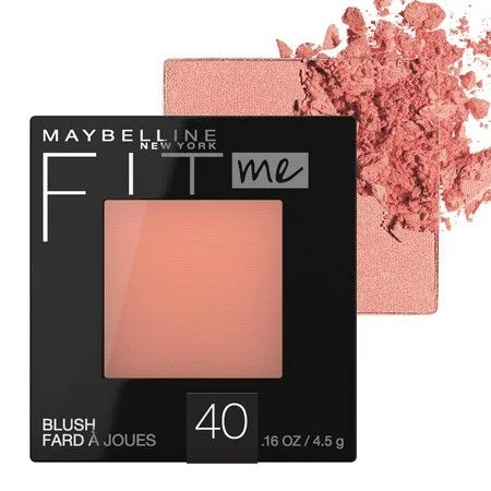 Maybelline Fit Me Blush Lightweight Smooth Blendable Long-Lasting All-Day Face Enhancing Makeup Color Peach 1 Count | Walmart (US)