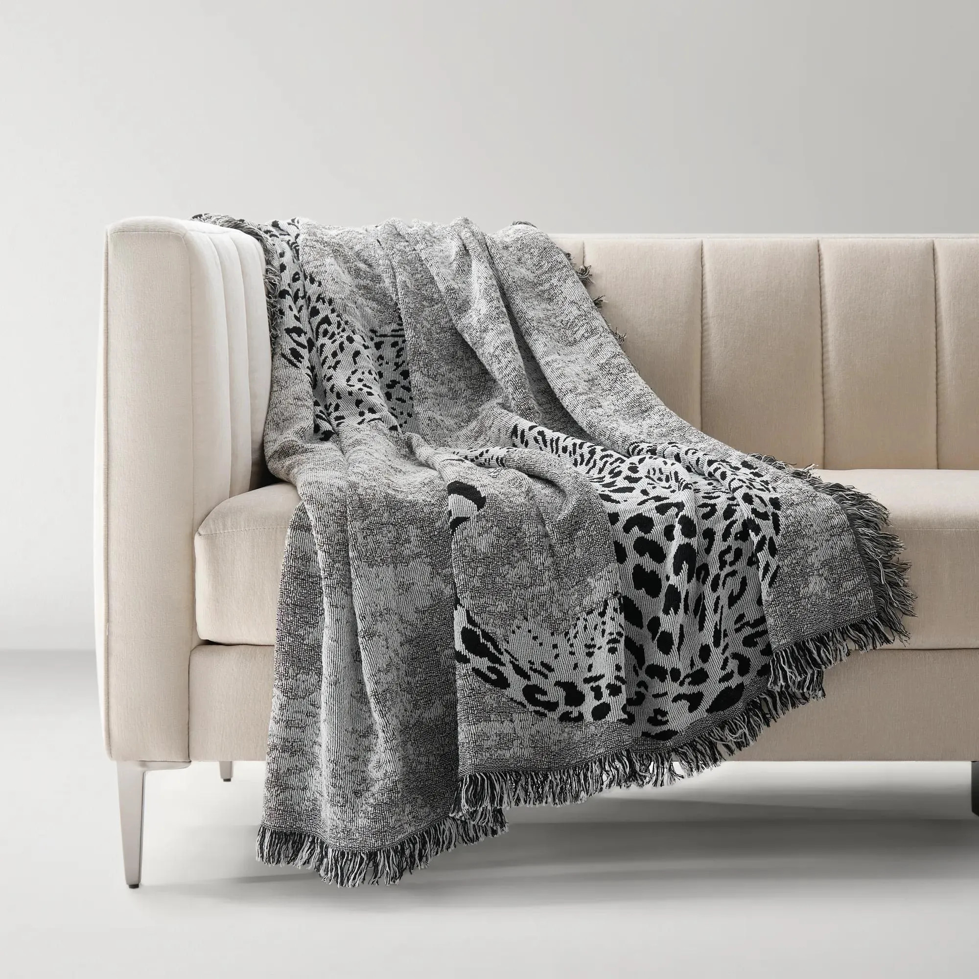 Leopard Duet Throw 60" X 50" | Z Gallerie