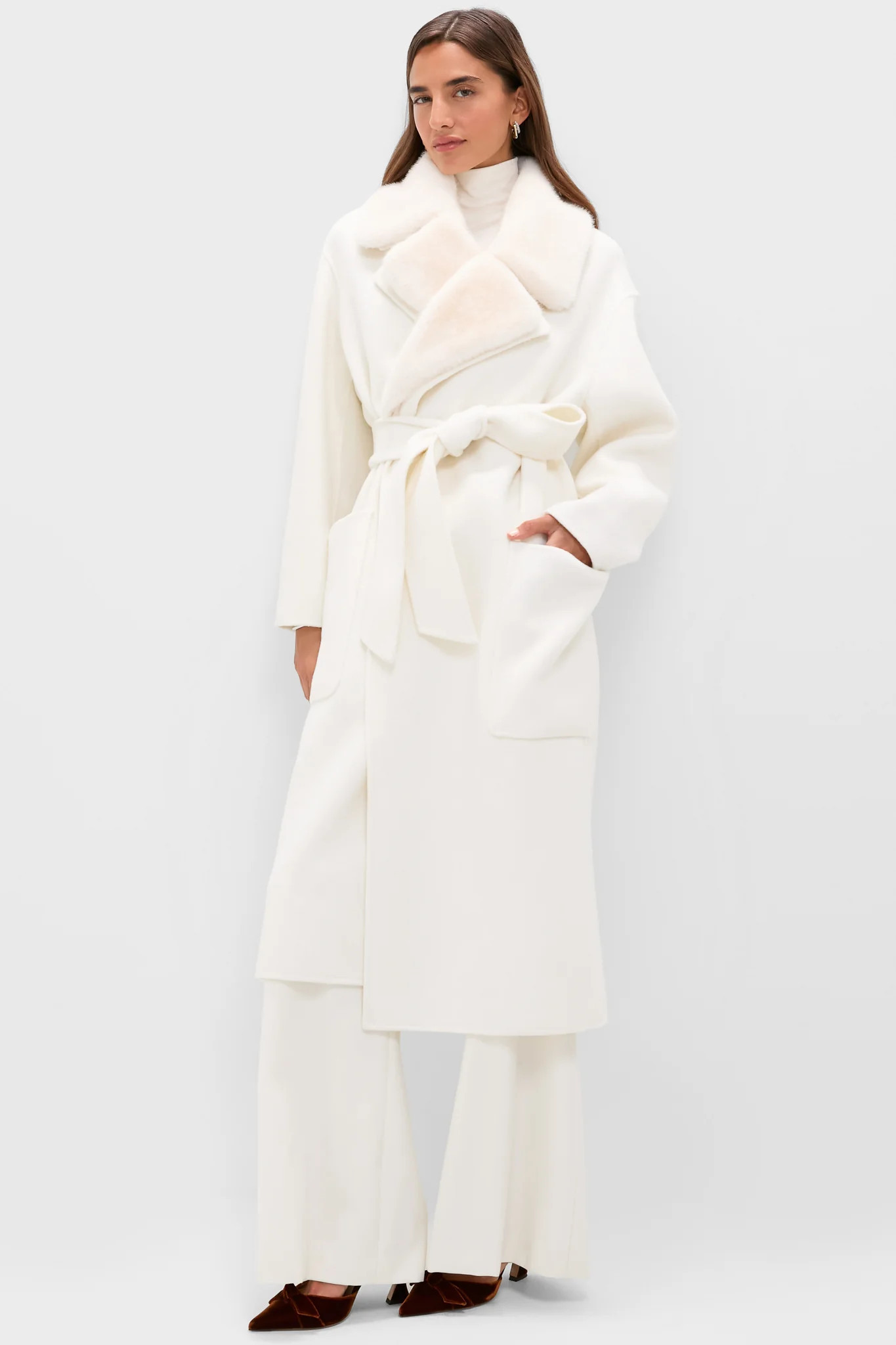 Ivory Wool Trinity Coat | Tuckernuck (US)