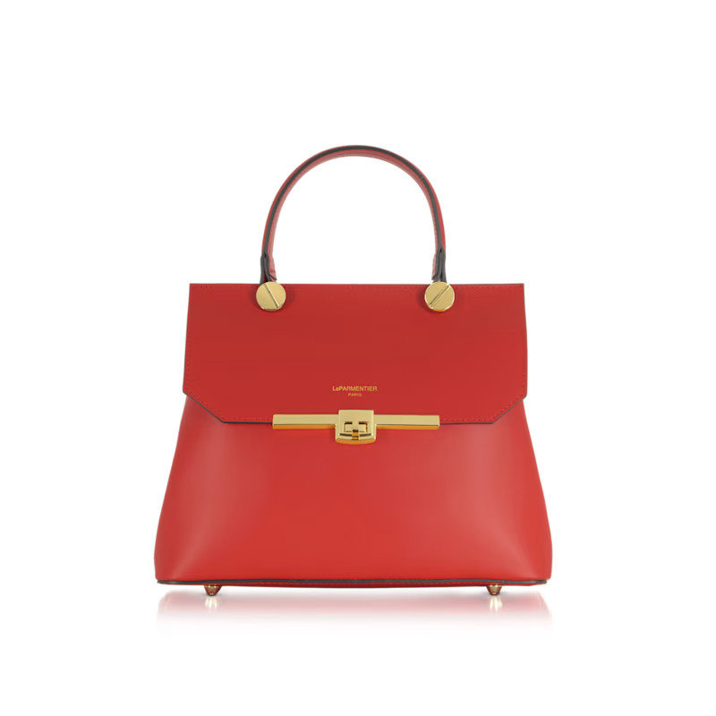 Atlanta Top Handle Satchel Bag W/Shoulder Strap - Red | Wolf & Badger