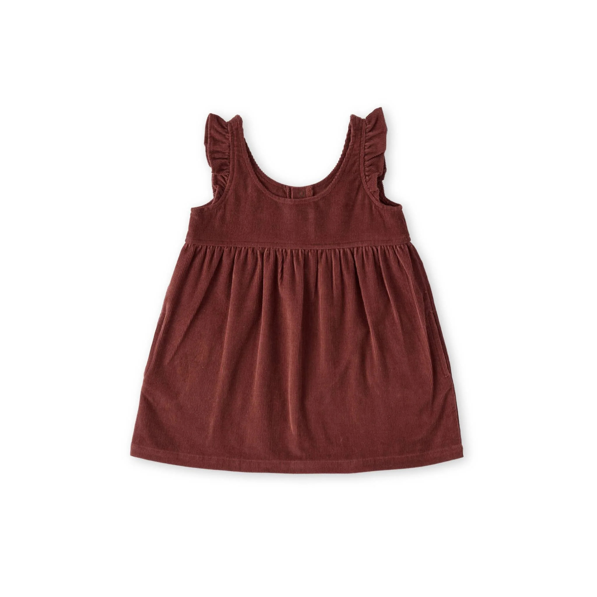 Corduroy Pinafore Dress - Mulberry | Pehr