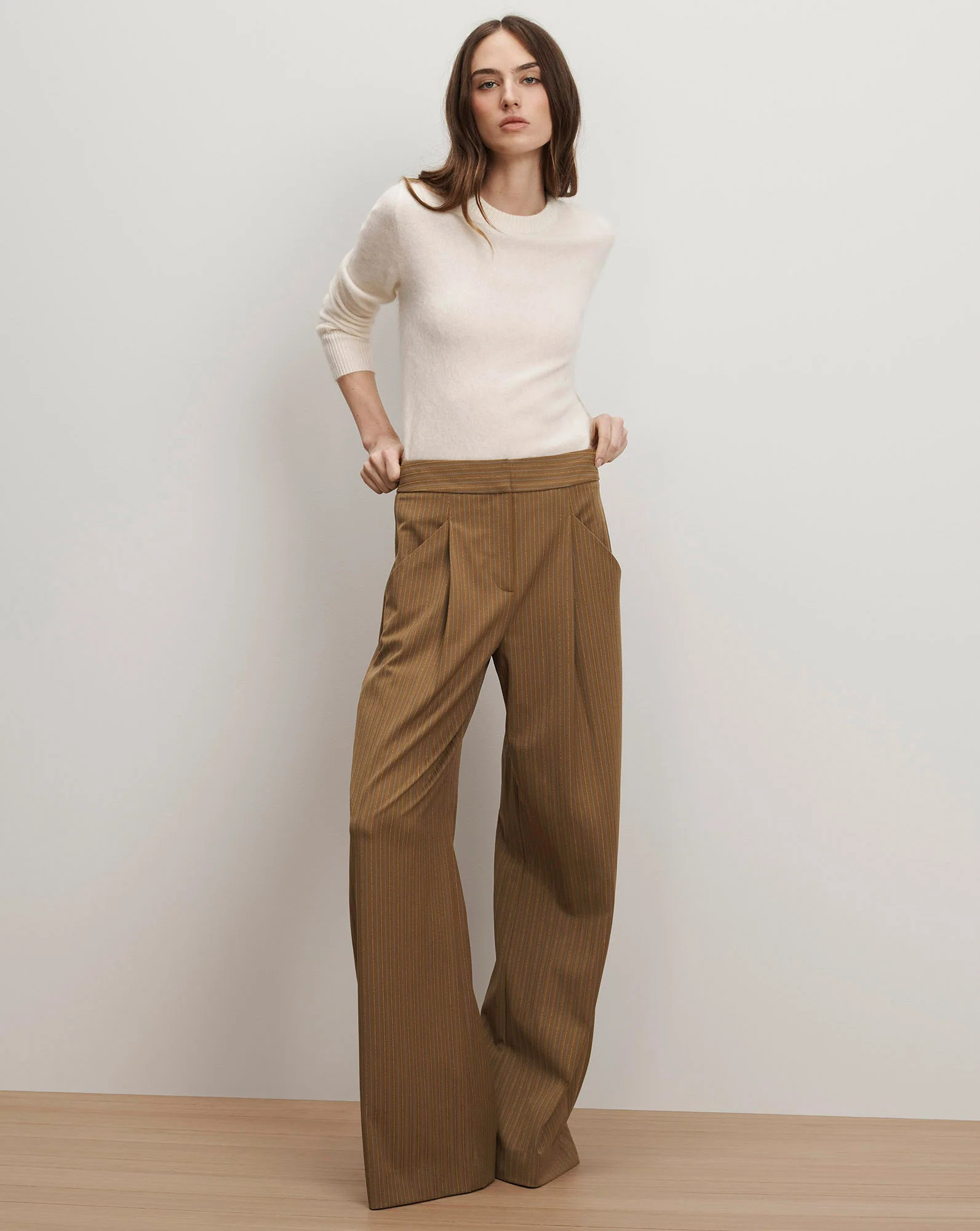 Veronica Beard Rimini Wide-Leg Pant Malt Multi | Veronica Beard