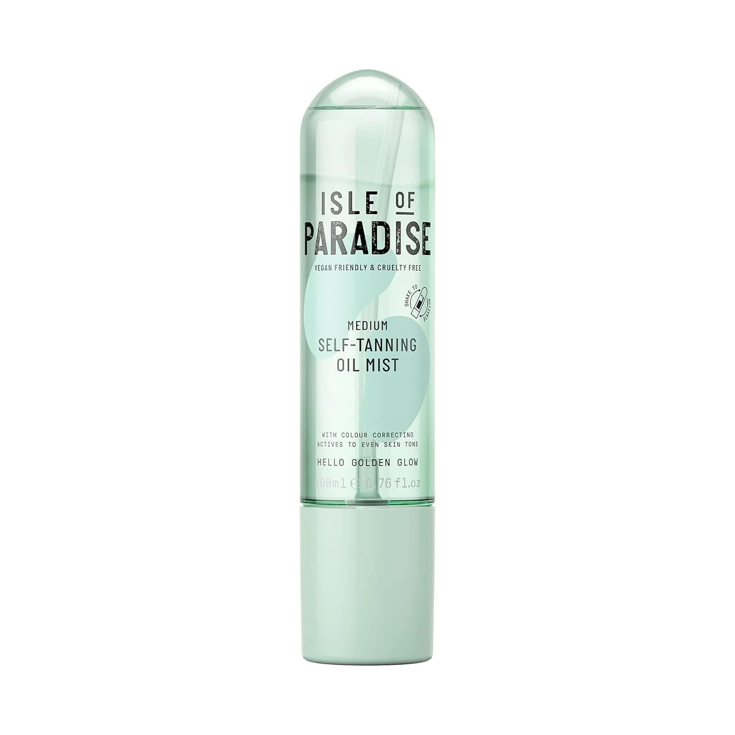 Isle of Paradise Self Tanning Oil Mist - Color Correcting Self Tan Spray, Vegan, Cruelty Free, 6.76 Fl Oz NEW - Walmart.com | Walmart (US)