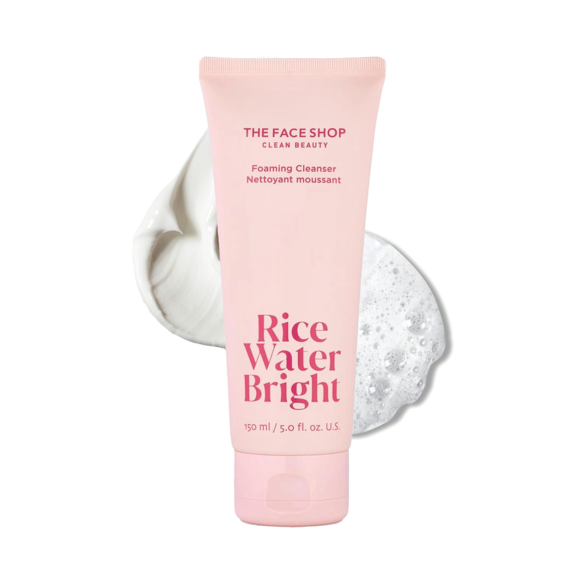 The Face Shop Rice Water Bright Foaming Facial Cleanser with Ceramide, Gentle Face Wash for Hydra... | Amazon (US)