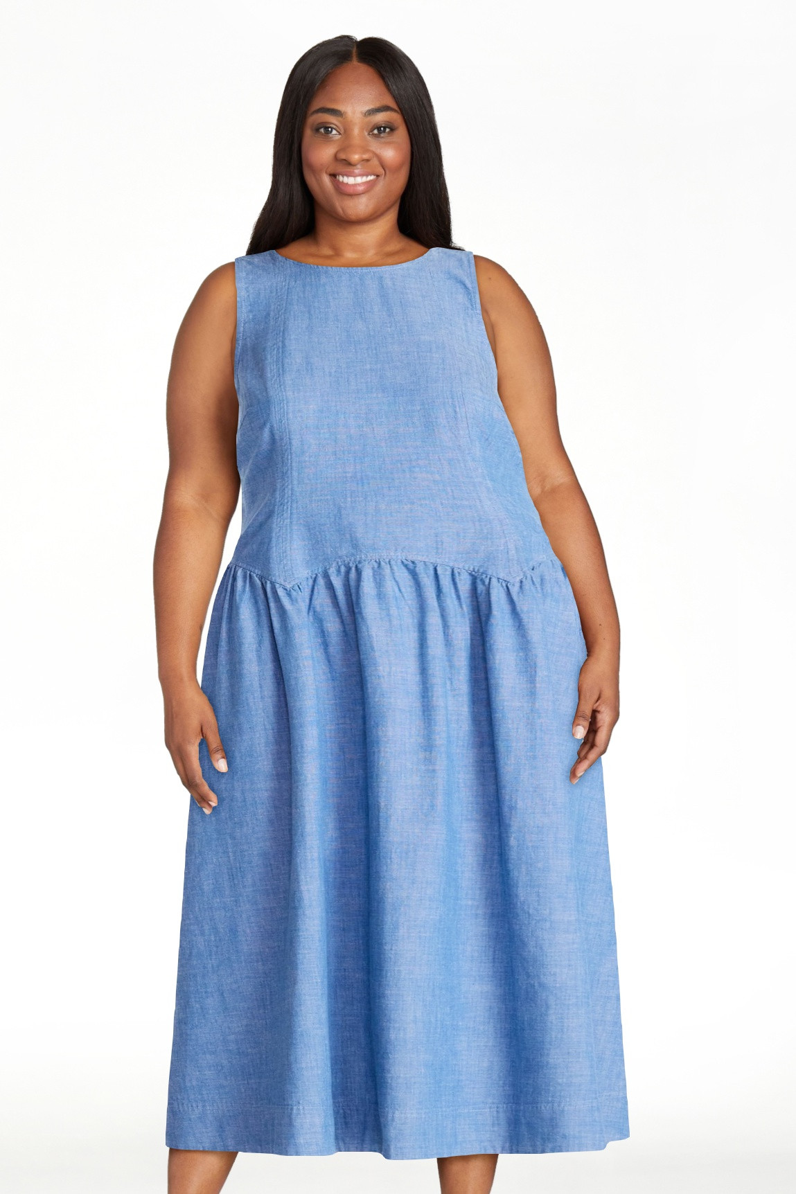 Free Assembly Women’s and Women's Plus Sleeveless Cotton Racer Back Maxi Dress, Sizes XS-4X | Walmart (US)