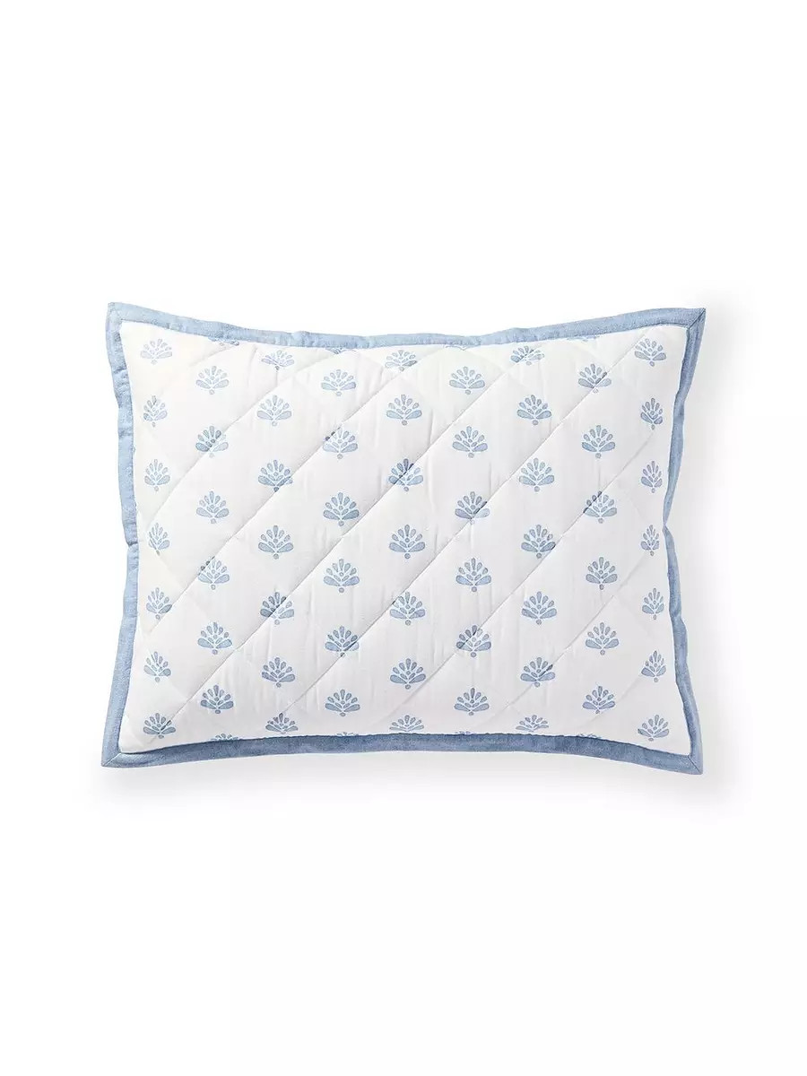 Plume Flannel Sham | Serena and Lily