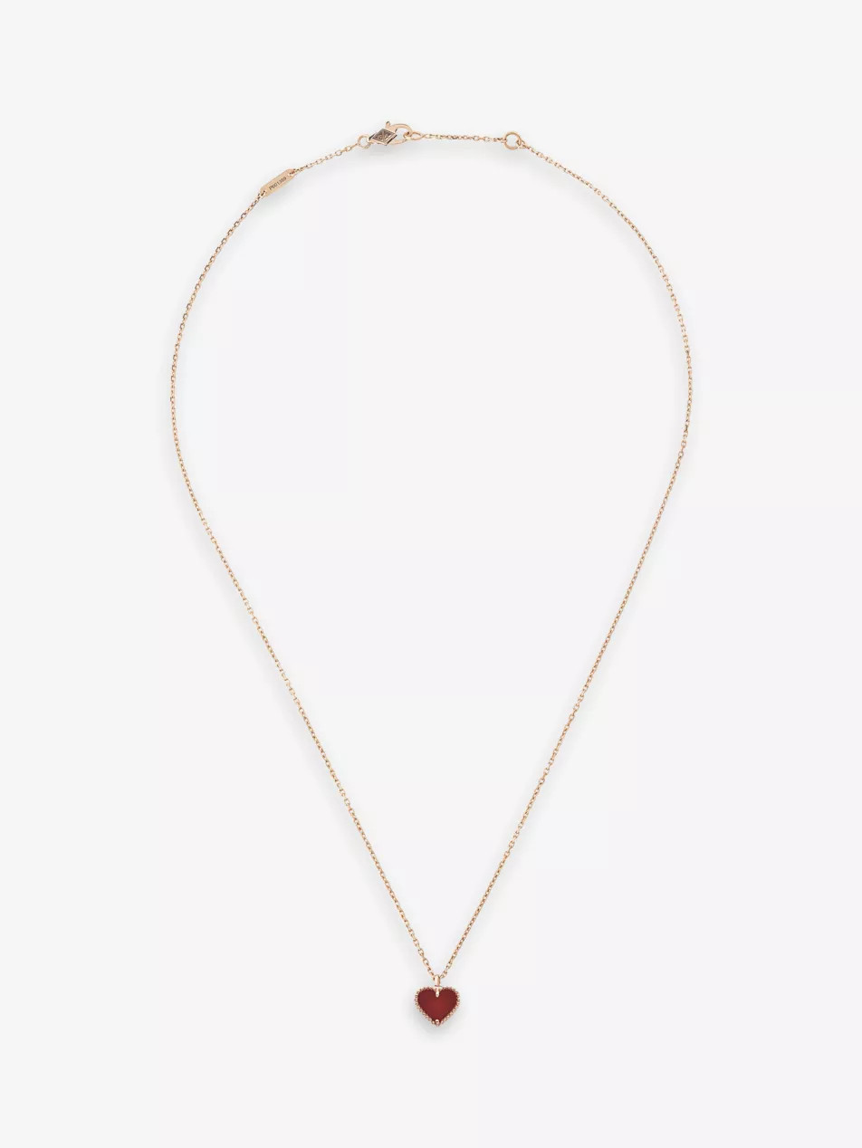 Sweet Alhambra gold and carnelian necklace | Selfridges