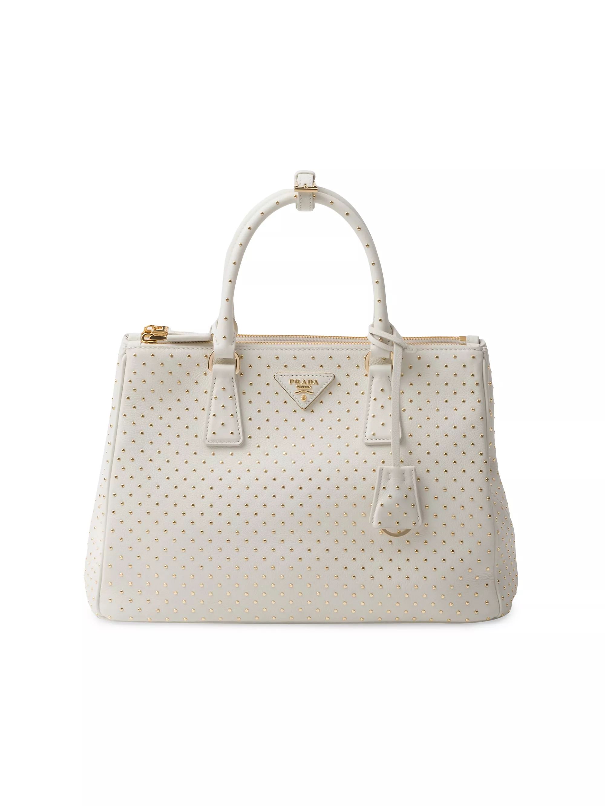 Large Galleria Studded Leather Bag | Saks Fifth Avenue