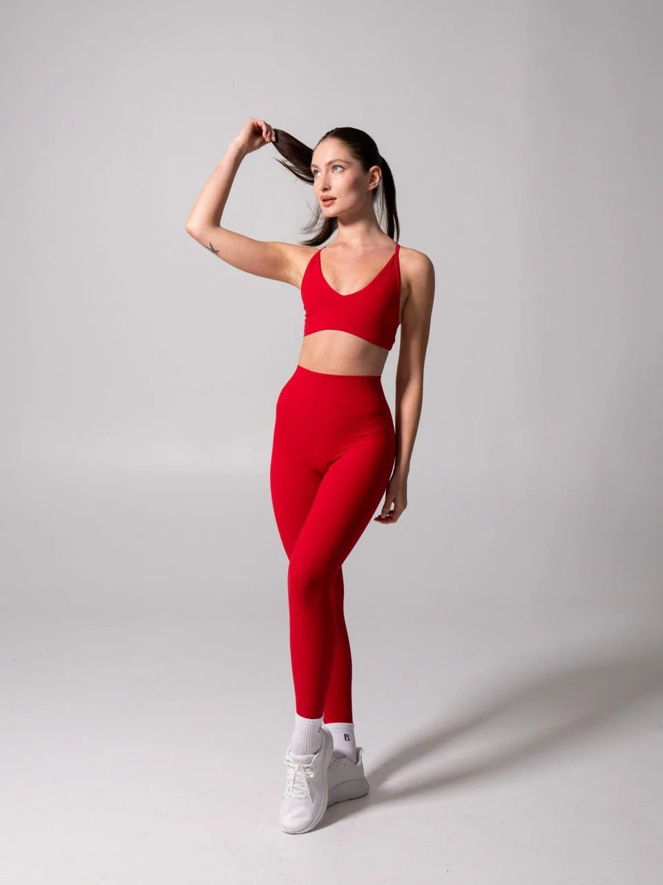 Micro Legacy Legging - Lipstick Red | Buffbunny Collection