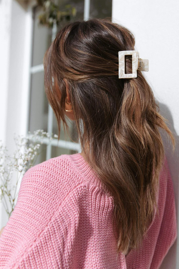 Violet Hairclip - Cream | Petal & Pup (US)