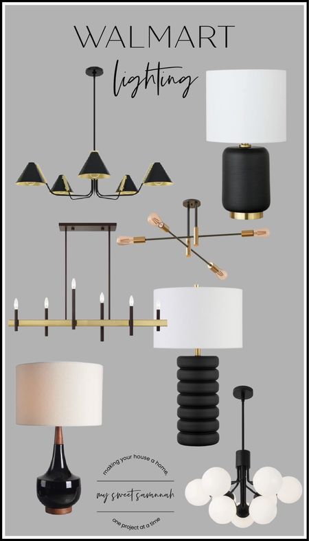 Walmart lighting favorites.
Luxe for less
Lamps
Chandeliers
Pendant lighting 

#LTKhome #LTKstyletip #LTKsalealert