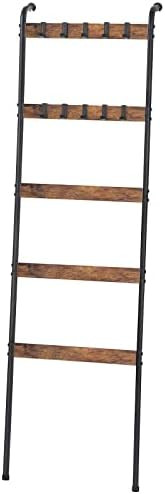 Blanket Ladder Towel Rack Holder, OUSHENG Bathroom Accessories Farmhouse Wall Shelves Decorative ... | Amazon (US)