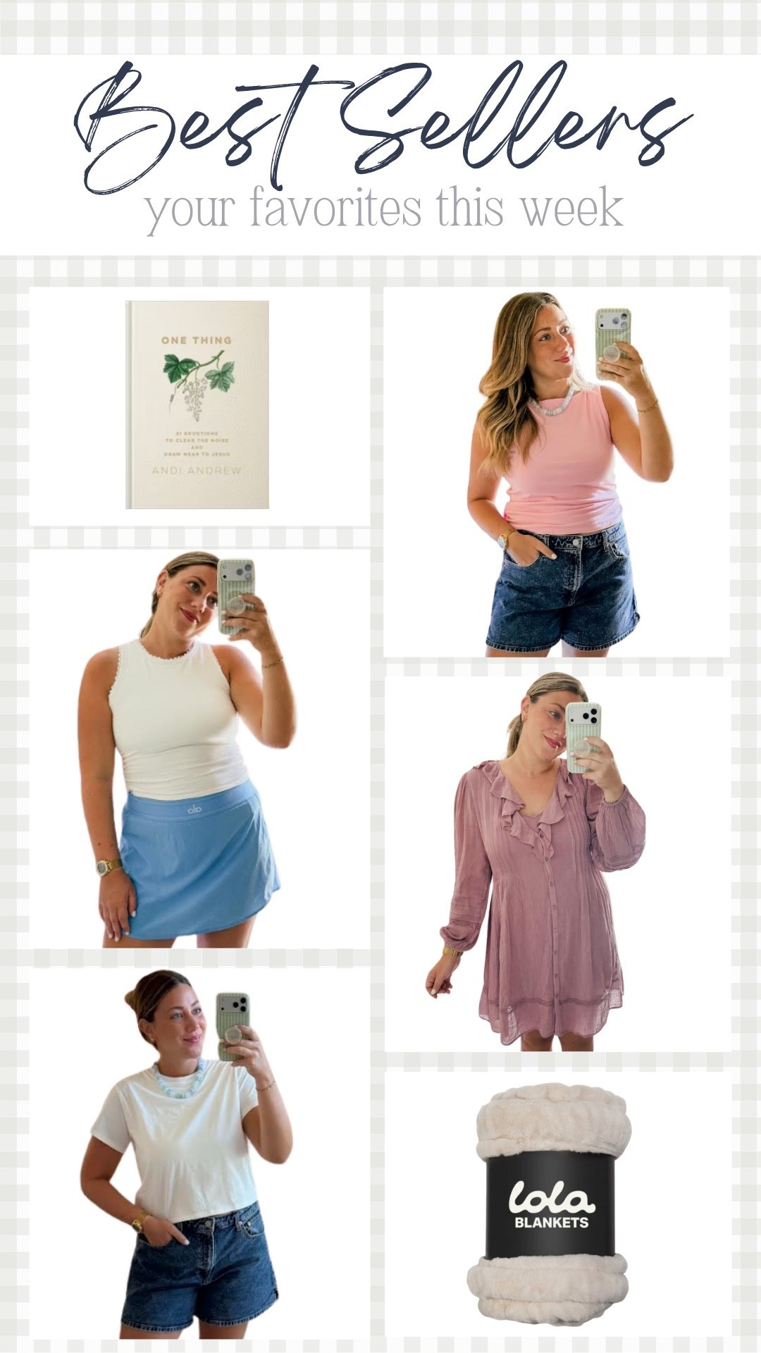 Your favorites this week!

Fashion target Amazon dress book Lola blanket

#LTKSeasonal #LTKHome #LTKootd