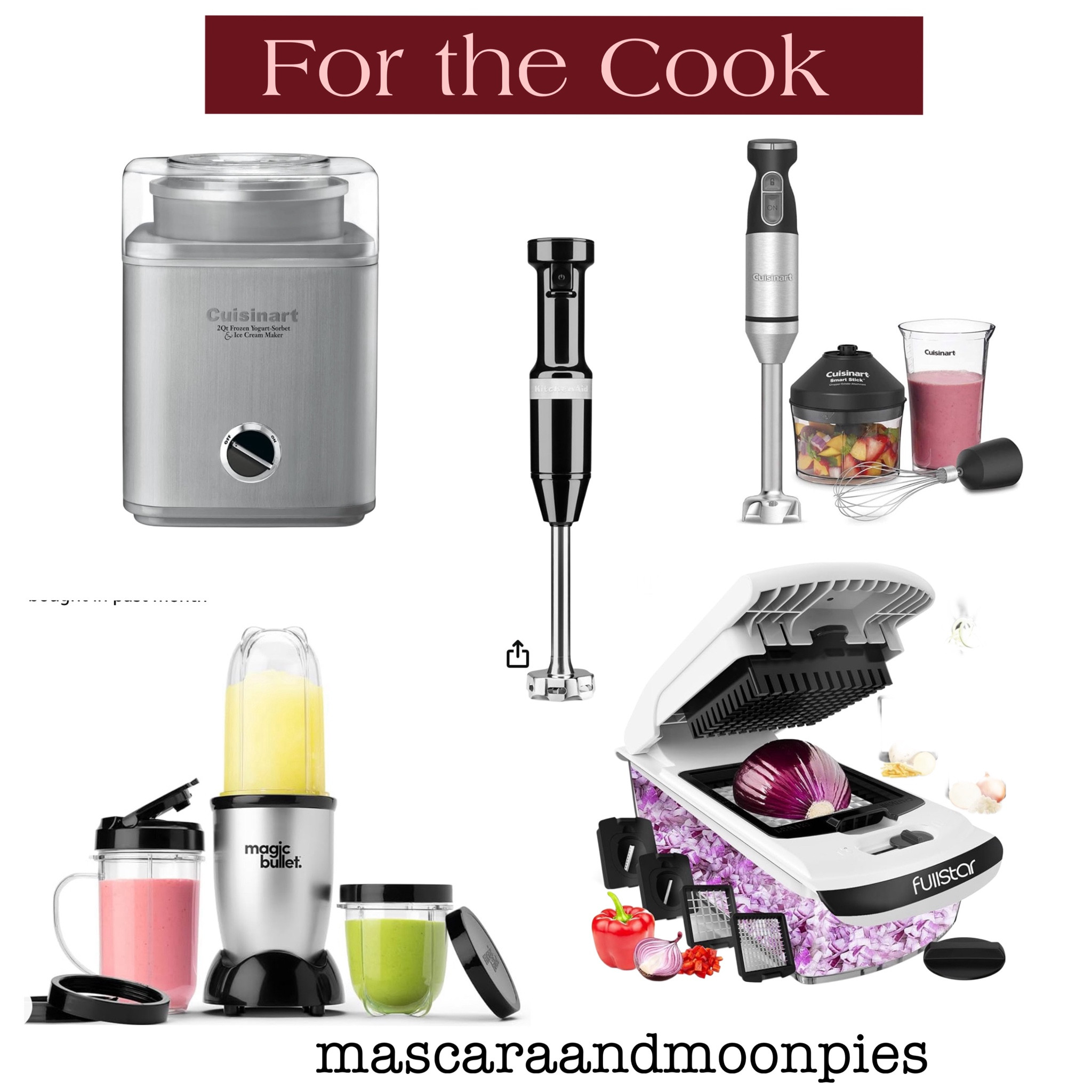 Well stocked kitchen with appliances you’ll love and use. 
Ice cream maker. Hand held blender. Kitchen. Chef  

#christmasgifts 

#LTKHoliday #LTKGiftGuide #LTKHome