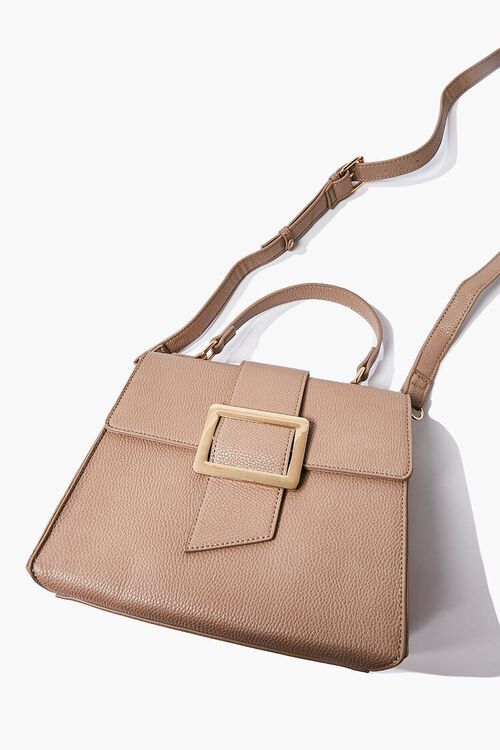 Faux Pebble Leather Satchel | Forever 21 (US)