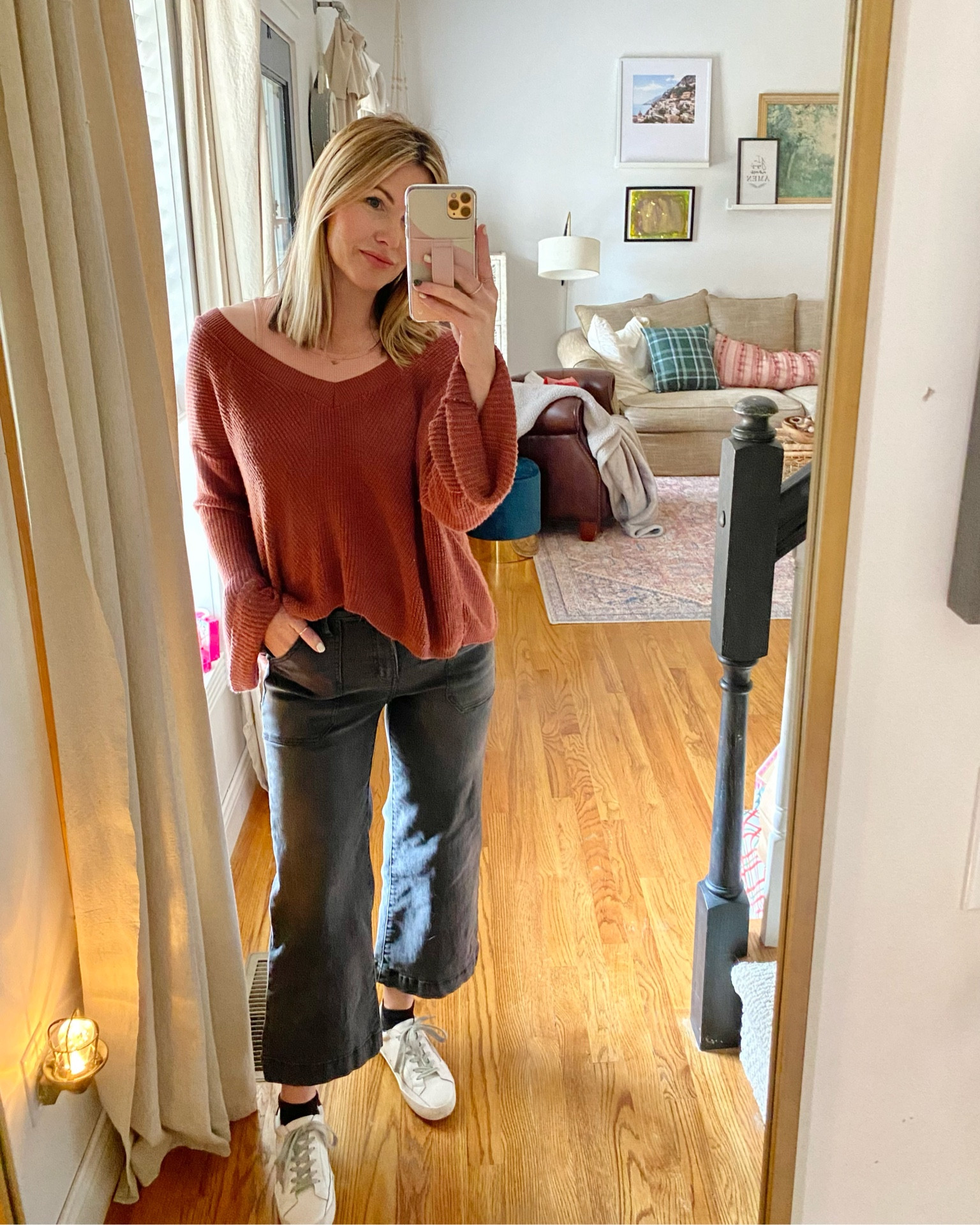 Cutest cropped pants, high waisted, black, from Walmart 
Golden goose look a like

#LTKshoecrush #LTKunder50 #LTKunder100