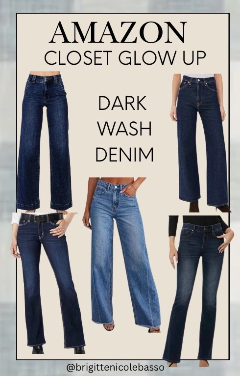 Amazon closet glow up starts with the perfect dark wash denim 🤎✨
These are the most flattering, expensive-looking jeans that elevate every outfit — straight leg, wide leg, and flare fits that make your basics look styled.
Dark wash denim = instant polished, put-together energy.
#AmazonFashion #AmazonDenim #DarkWashJeans #ClosetGlowUp #WardrobeStaples #AmazonFinds #CapsuleWardrobe #DenimEdit #EverydayOutfits #EffortlessStyle


#LTKgrwm #LTKootd