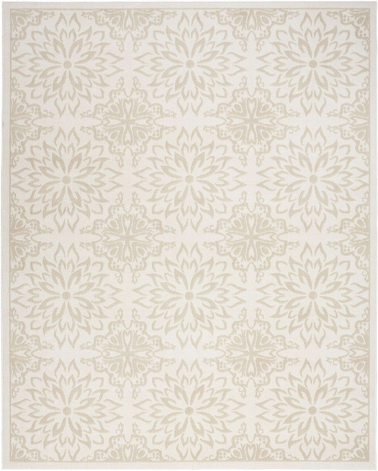 Nourison Jubilant Farmhouse Ivory Beige 5'3" x 7'3" Area Rug (5x7) | Walmart (US)