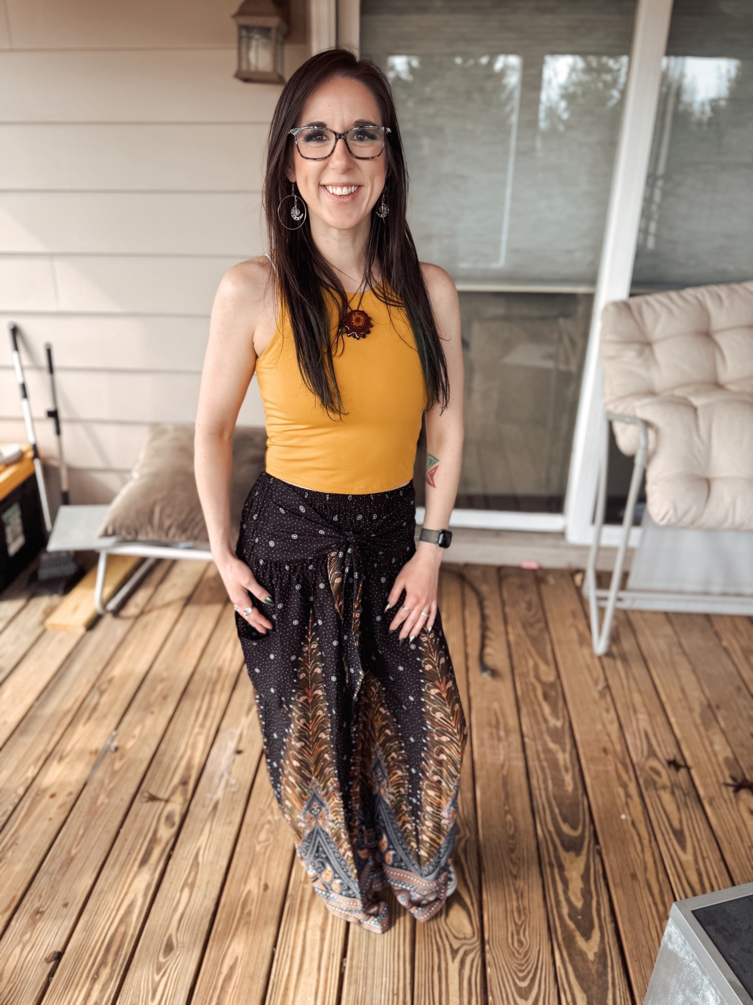 Wide leg pants? Or a skirt? No one knows 😂 

#LTKootd #LTKdayinmylife #LTKmomlife