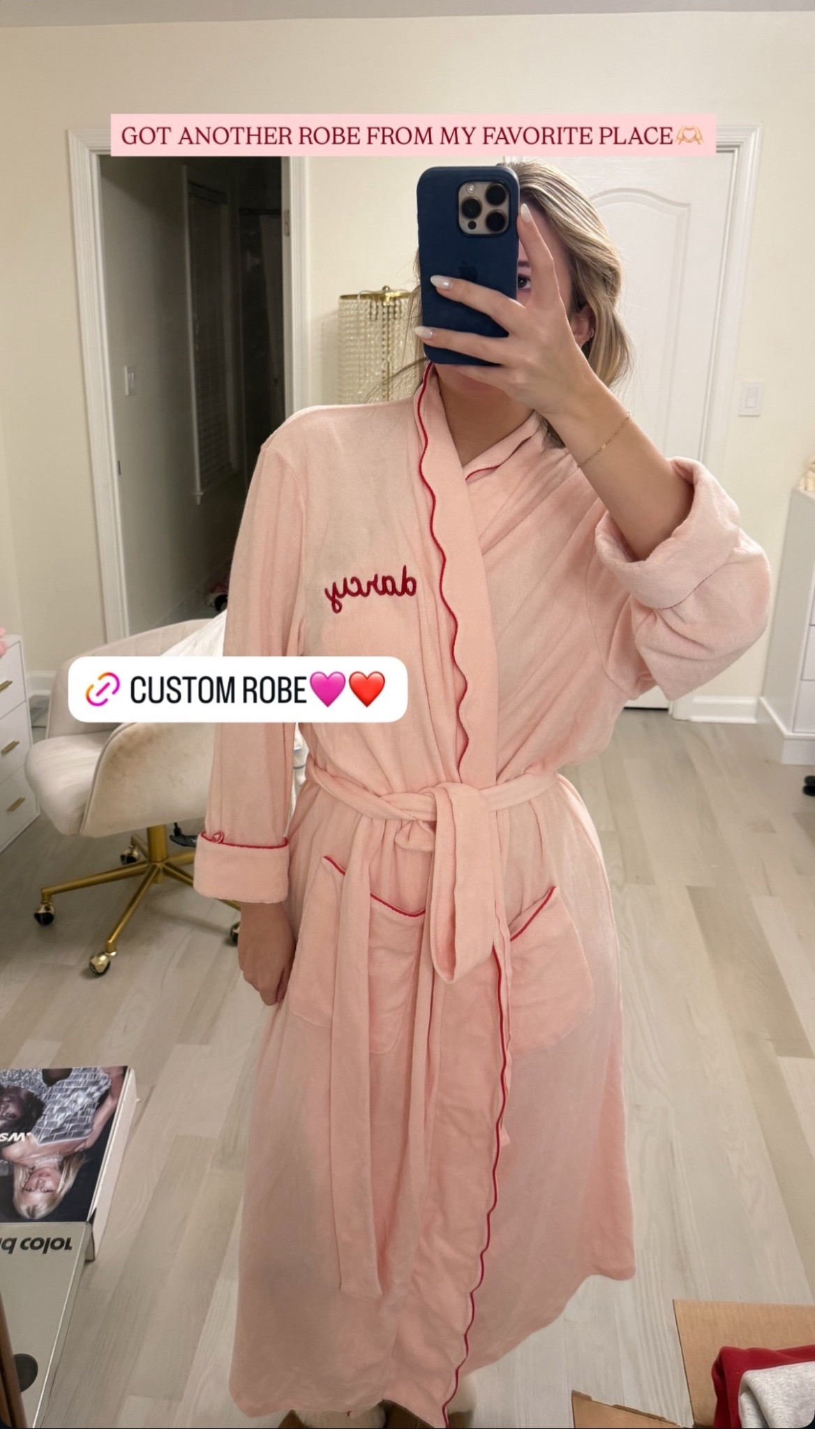 Got another custom robe from my favorite place and this would be such a great gift idea for anyone in your life! It’s lightweight and the scallop details are so cute! 💕❤️

#LTKHoliday #LTKGiftGuide #LTKselfcare