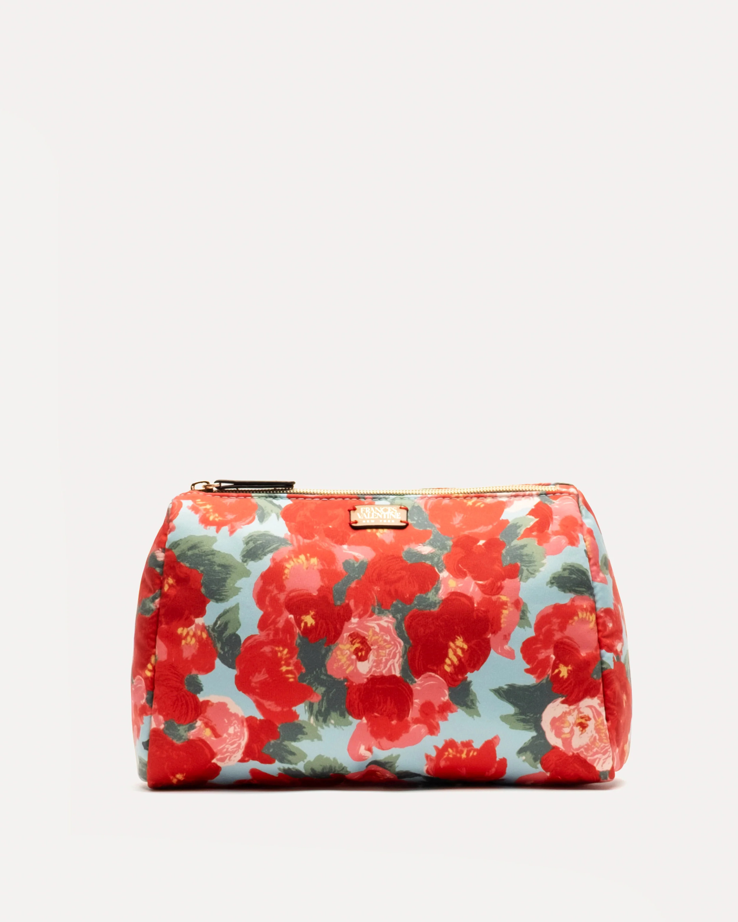 Large Cosmetic Case - Peony Print | Frances Valentine