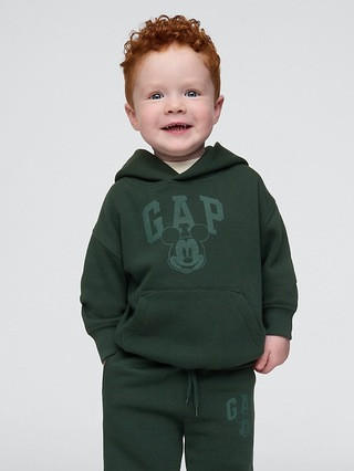Gap × Disney Baby Vintage Soft Mickey Mouse Logo Hoodie | Gap (US)