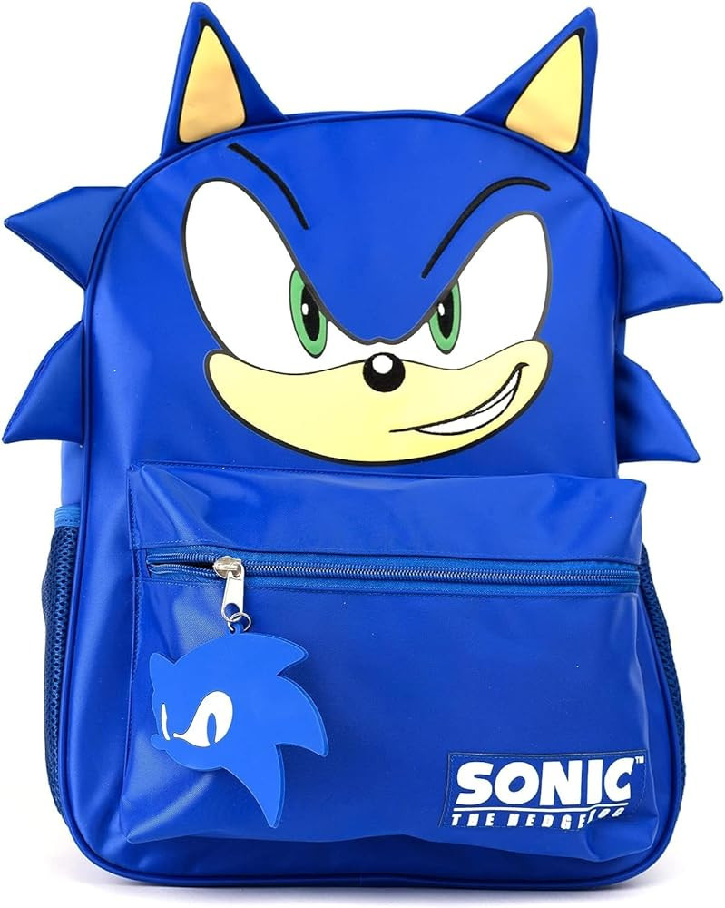 AI ACCESSORY INNOVATIONS Sonic Backpack for Boys & Girls, Bookbag with Adjustable Shoulder Straps... | Amazon (US)