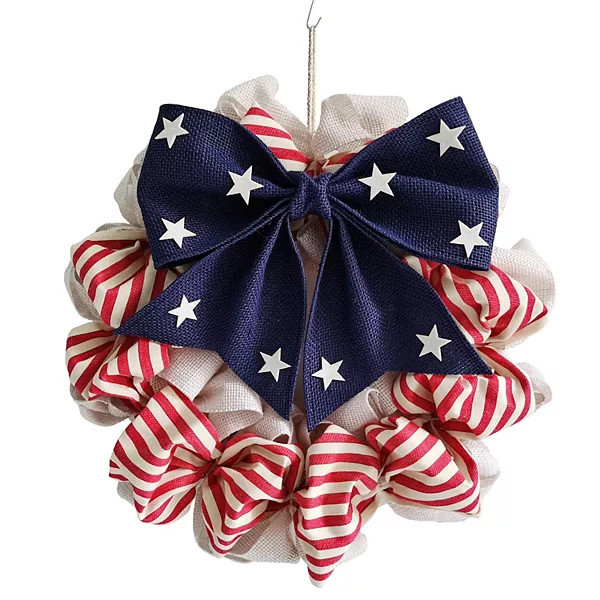 Celebrate Together™ Americana Burlap Wreath | Kohl's