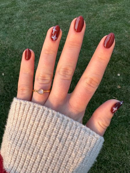 Burgundy red nail polish from Olive & June! The perfect color for the holiday season (or whenever really😍)  cute winter nail color!

#LTKHoliday #LTKSeasonal #LTKbeauty