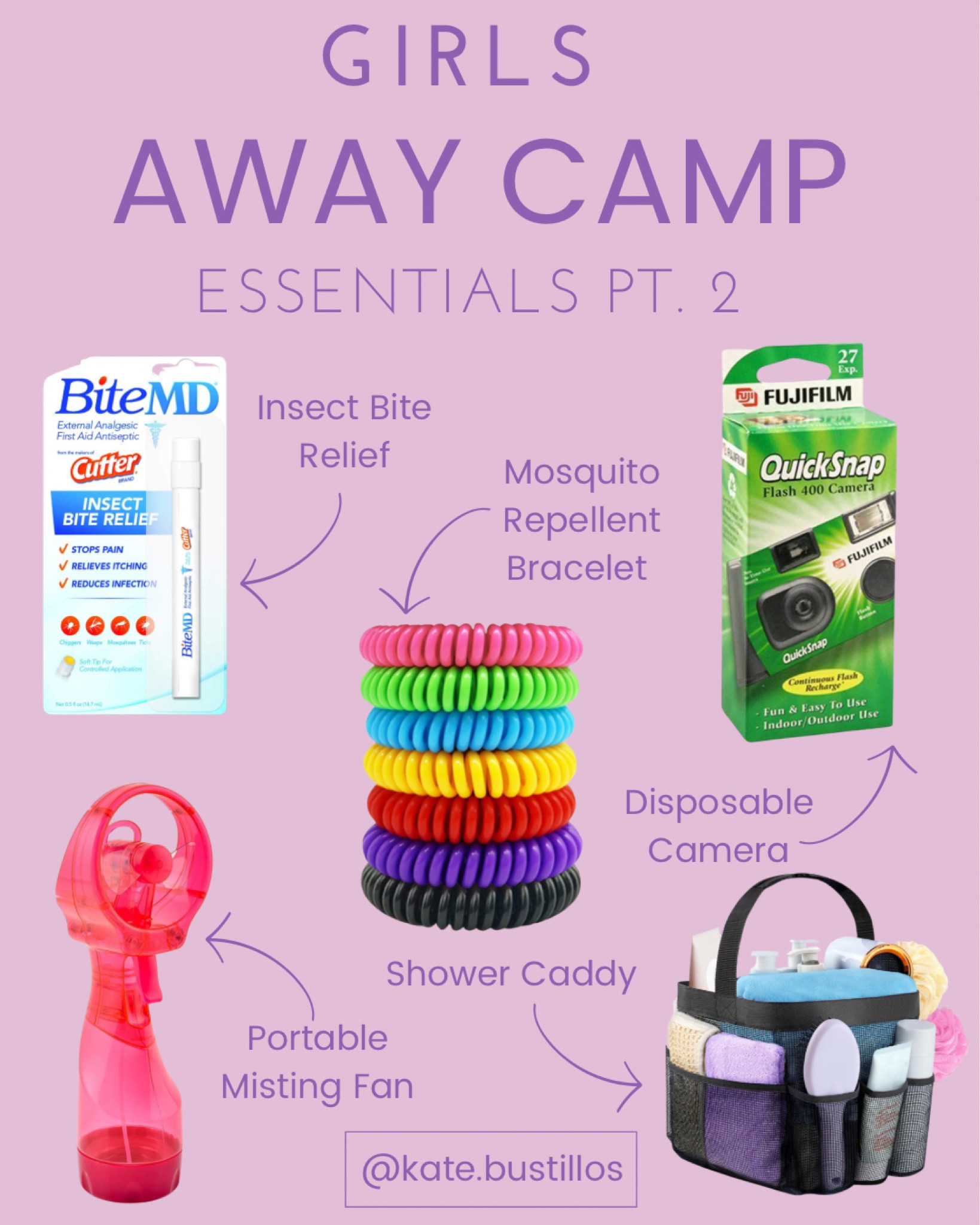 These mosquito repellent brackets are so easy for kids to put on during long camp days! 

#awaycamp #camping #girls #outdoorsummer

#LTKKids #LTKFindsUnder50 #LTKTravel