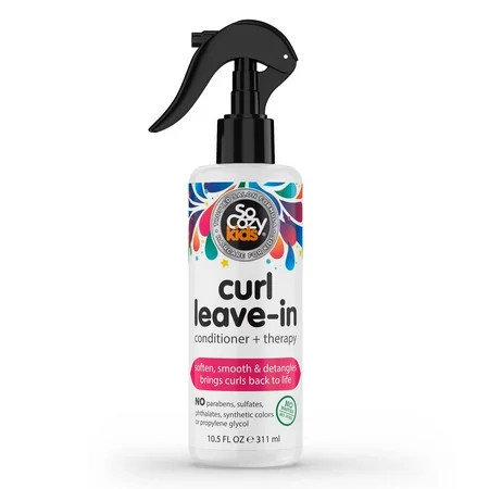 SoCozy Kids Curl Leave In Conditioner + Therapy Spray for Soft Shiny Hair 10.5 Fl Oz | Walmart (US)