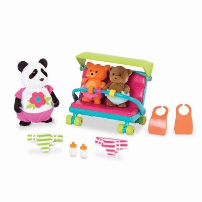 Li'l Woodzeez Miniature Playset with Animal Figurines 13pc - Babysitter Set | Target