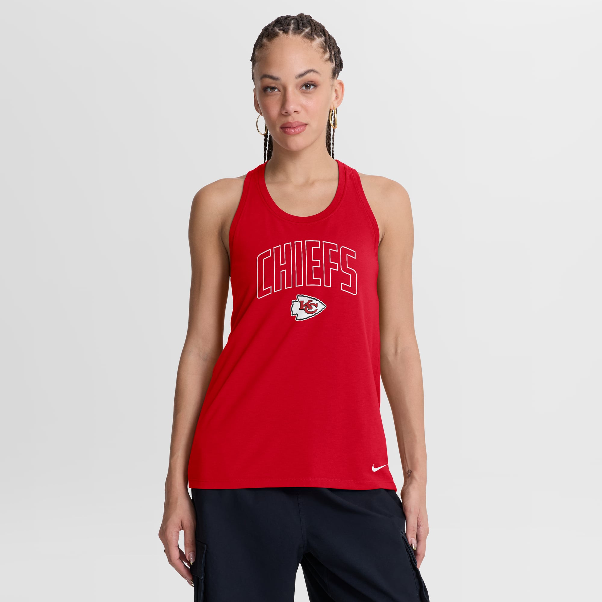 Kansas City Chiefs Nike Women's Primetime Tri-Blend Dri-FIT Tank Top - Red | Fanatics