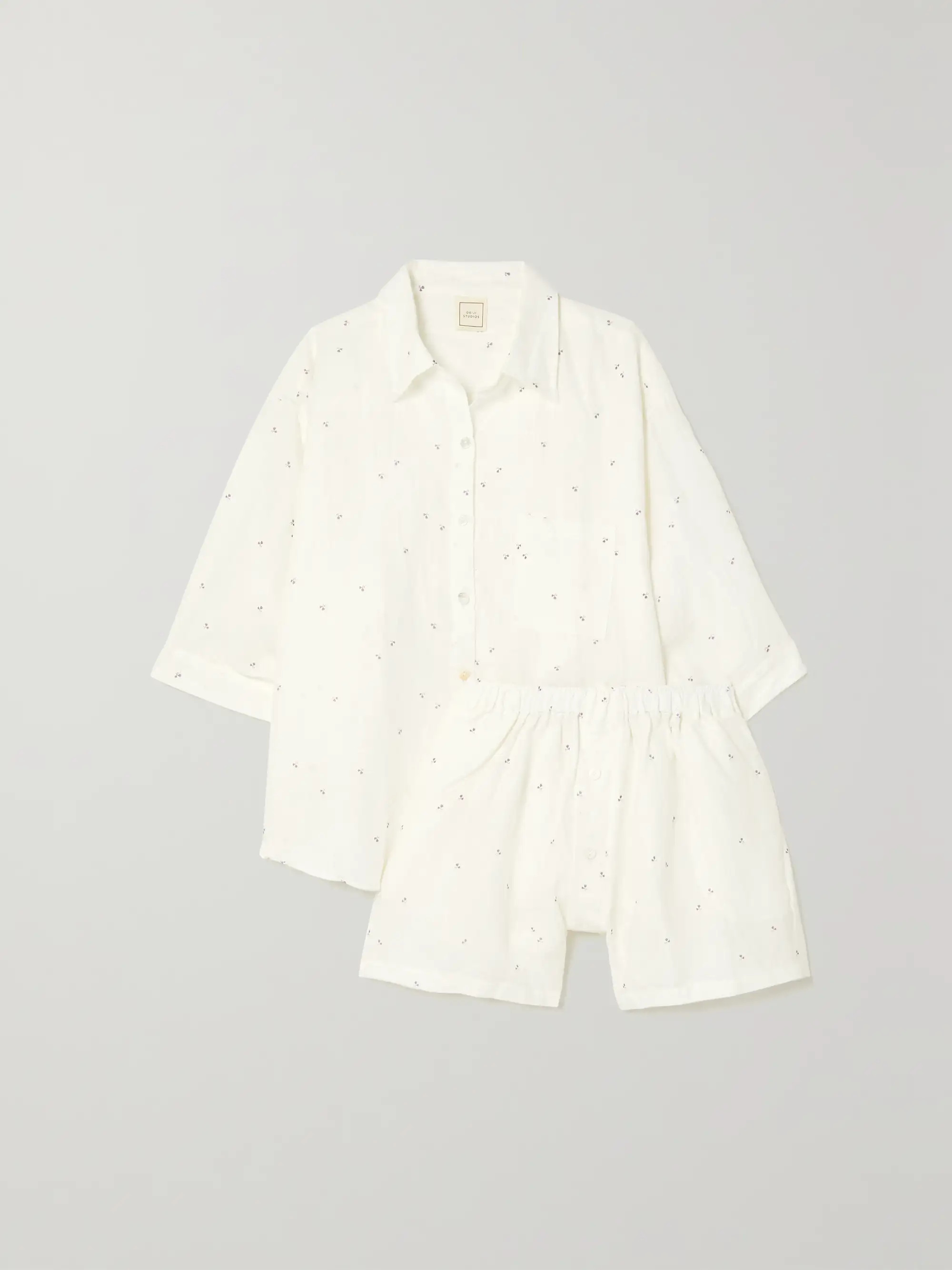 The 03 floral-print linen pajama set | NET-A-PORTER (UK & EU)
