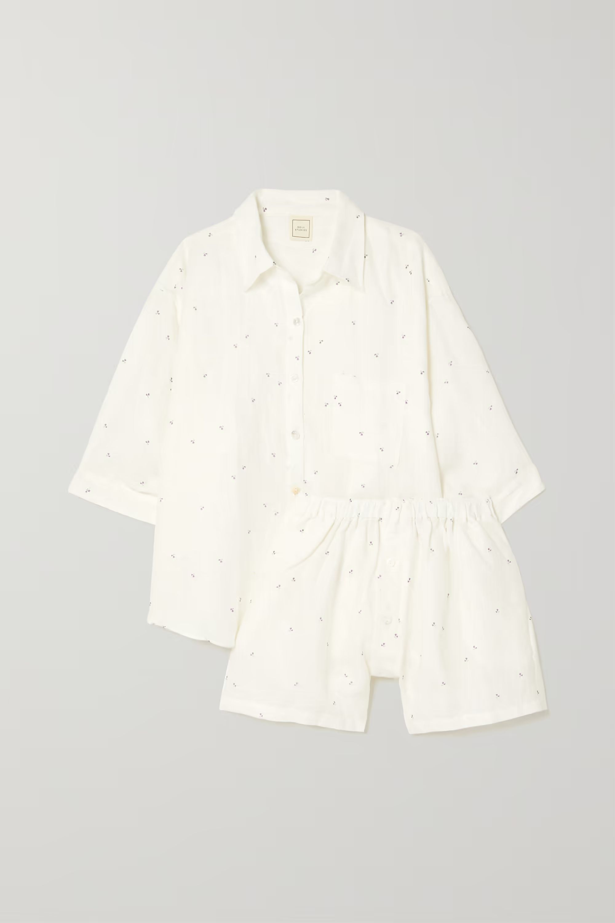 The 03 floral-print linen pajama set | NET-A-PORTER (US)