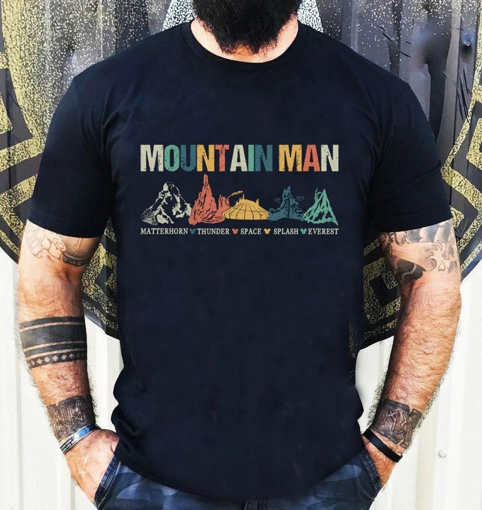 Mountain Man Disney Shirt, Attractions Ride Shirts, Gift Idea for Dad, Father's Day Gift, Disney ... | Etsy (US)
