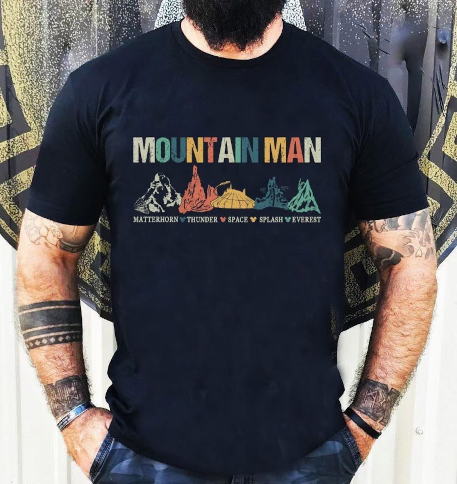 Mountain Man Disney Shirt, Attractions Ride Shirts, Gift Idea for Dad, Father's Day Gift, Disney ... | Etsy (US)