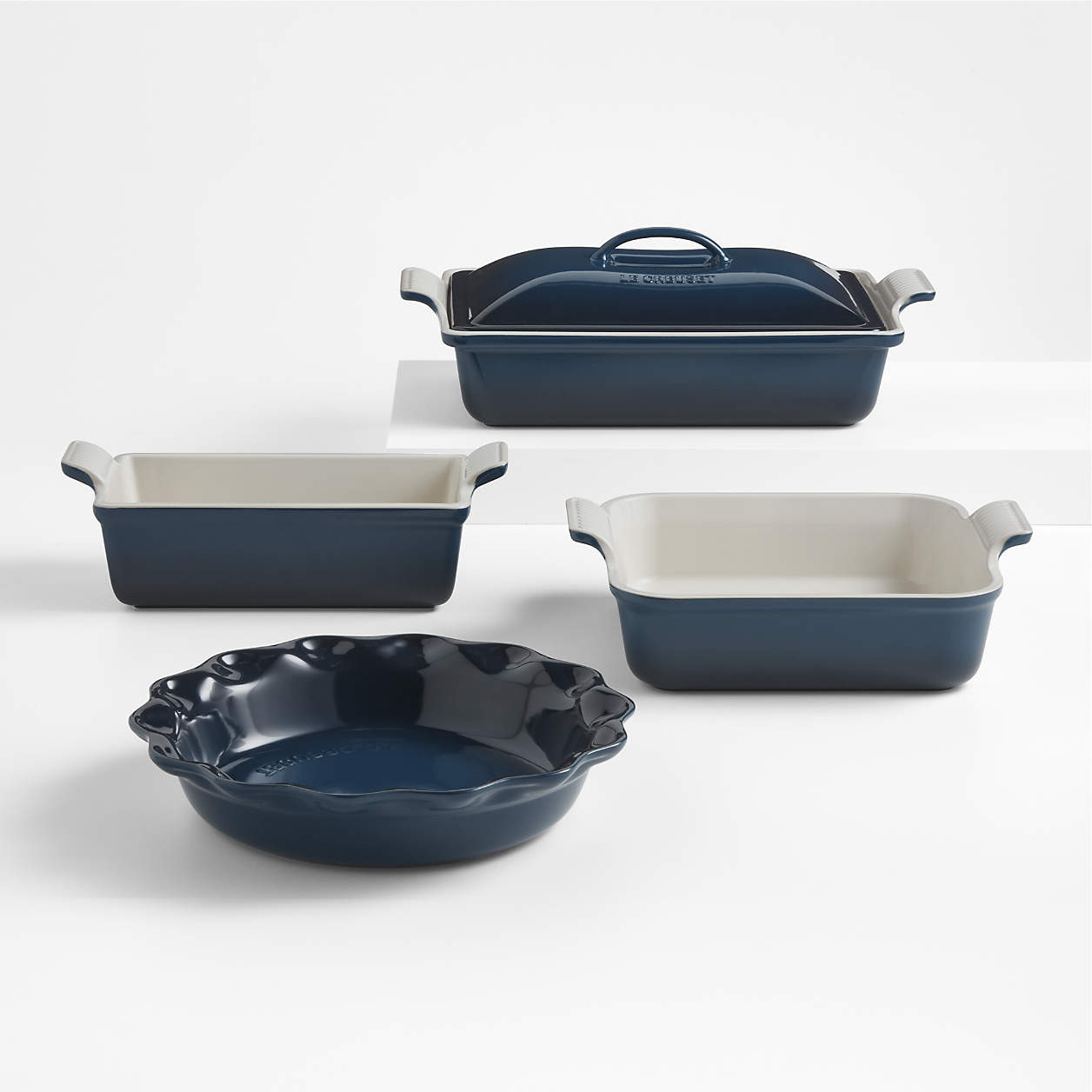 Le Creuset Thyme 5-Piece Bakeware Set + Reviews | Crate & Barrel | Crate & Barrel