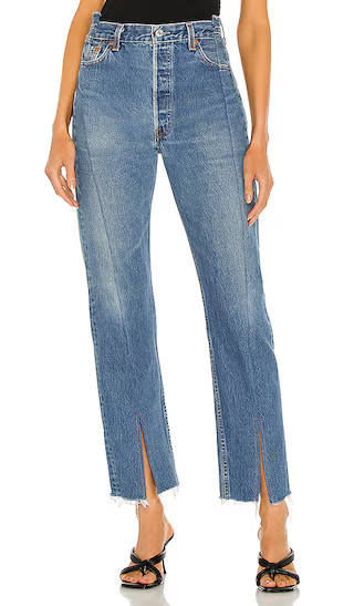 OG Split Hem in Medium Wash | Revolve Clothing (Global)