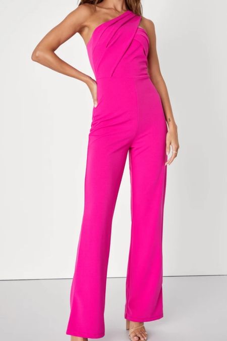 hot pink jumpsuit, bachelorette outfit, pink jumpsuitt

#LTKstyletip #LTKfindsunder100 #LTKSpringSale