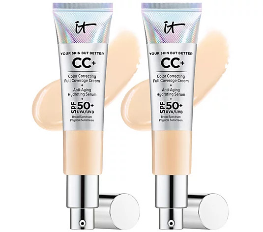 IT Cosmetics Your Skin But Better CC Cream Duo with SPF 50 - QVC.com | QVC