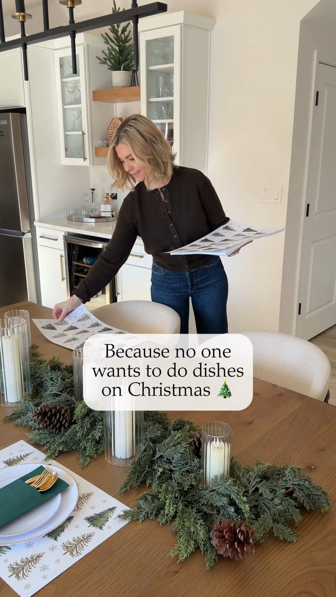 Christmas table set up that will make cleanup a breeze!

I have the 7-10x10 size rug under my table


#LTKHoliday #LTKHome
