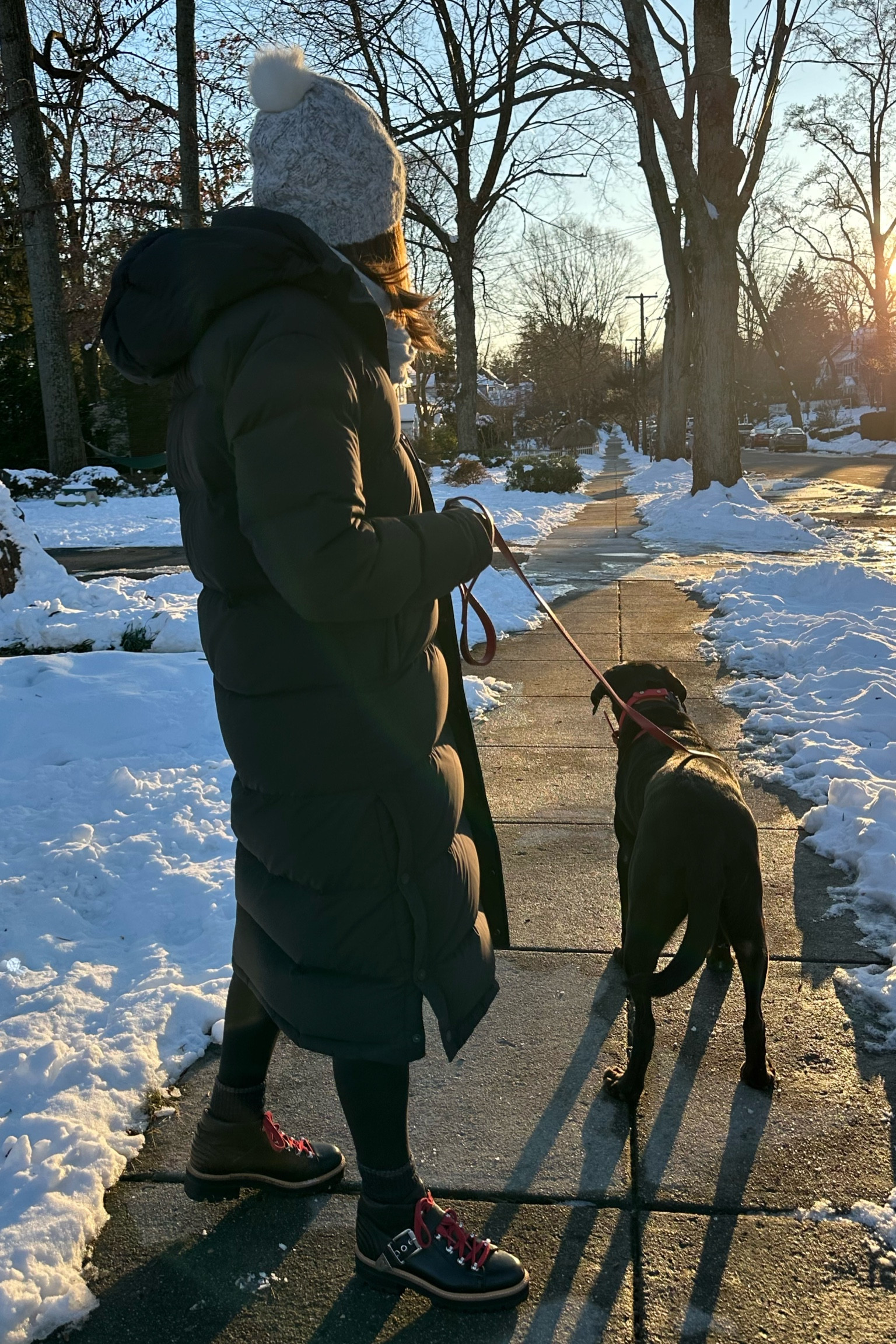 Black long puffer from Aritzia
Wearing my normal size in the regular length. 
Grey beanie is old, linked other options
Boots are old Marc fisher 

Winter outfit essential 

#LTKstyletip