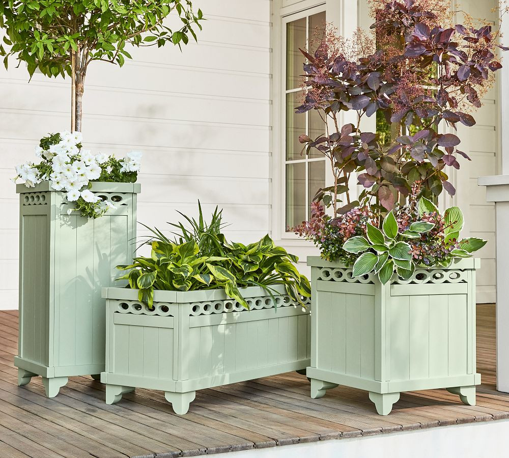 Julia Berolzheimer Wood Planter | Pottery Barn (US)