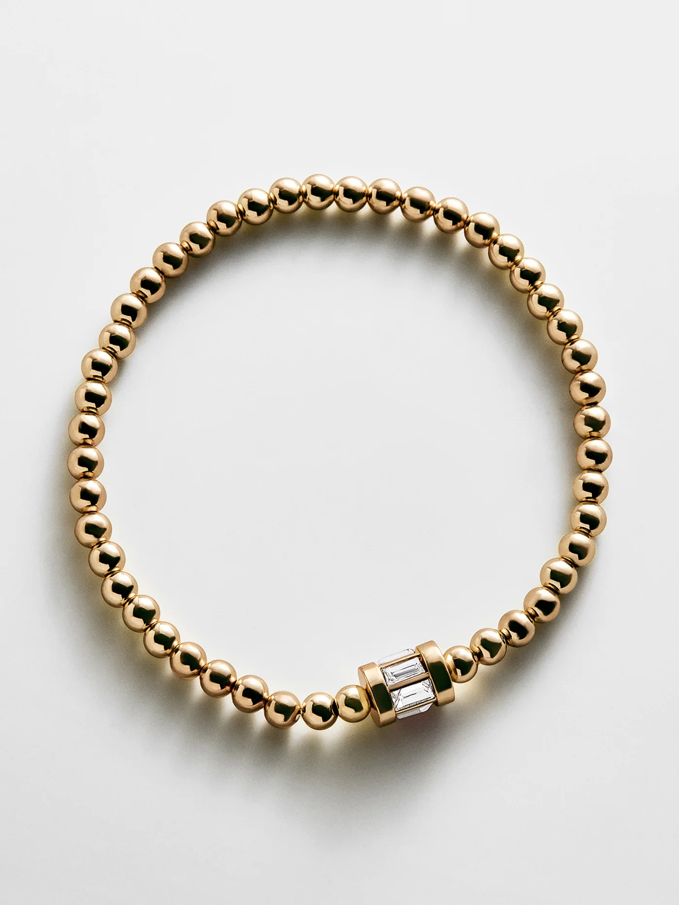 Tatum Birthstone Pisa Bracelet - Crystal | BaubleBar