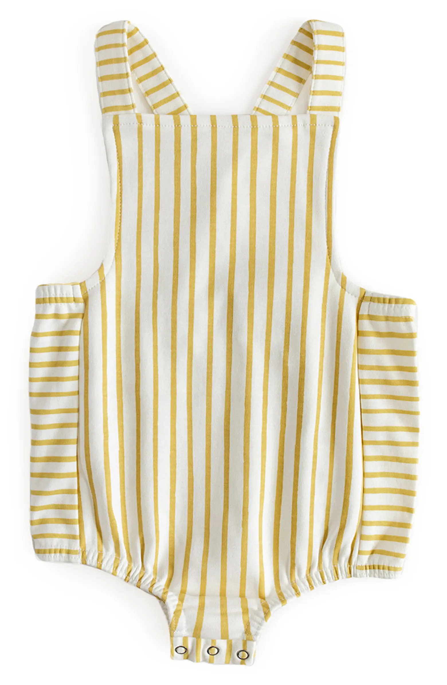 Stripe Crisscross Organic Cotton Romper | Nordstrom